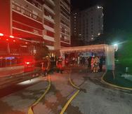 Incendio en apartamento del condominio Villa Caparra Executive, en Guaynabo, el 9 de enero de 2023.