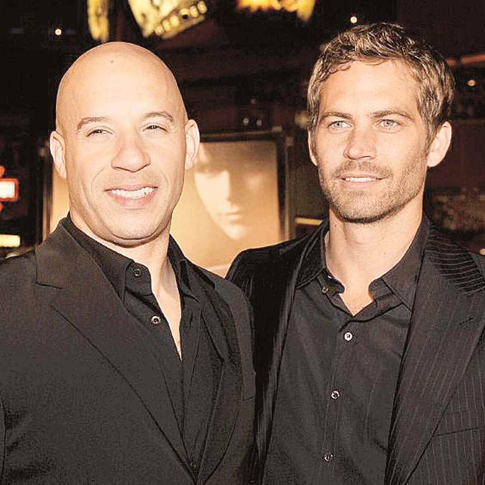 Los actores Vin Diesel y Paul Walker mantenían una relación de amistad y hermandad.