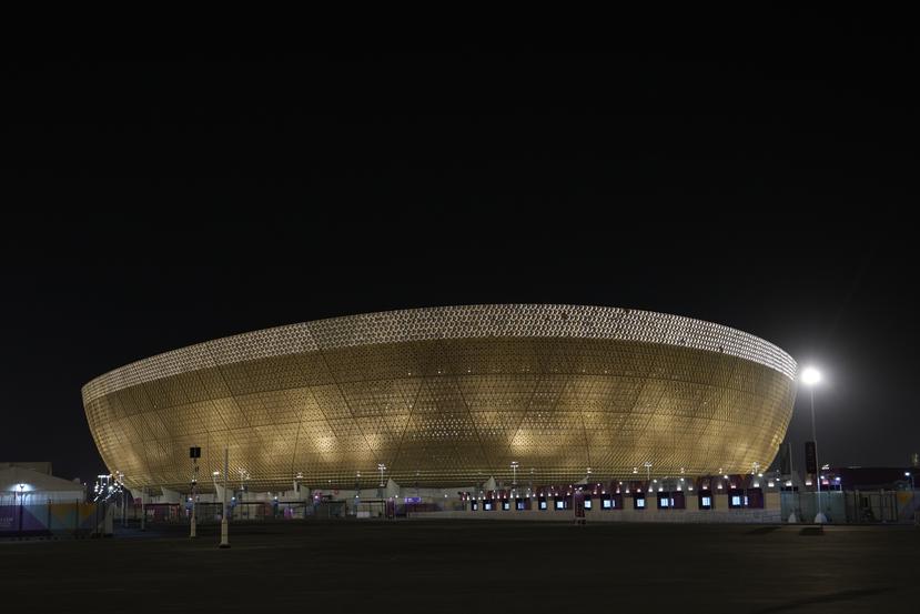 Vista al estadio Lusail en Doha, Qatar.