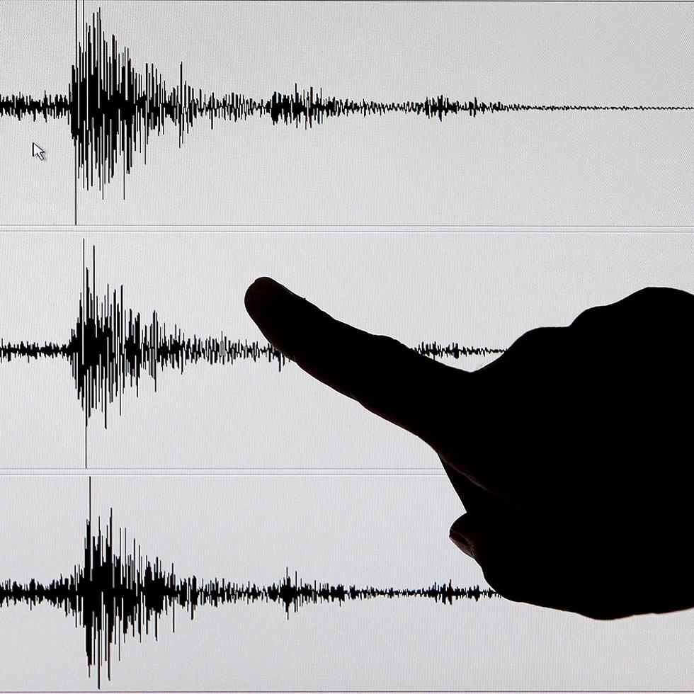 Datos de un sismógrafo tras un terremoto. EFE/EPA/Alanah M. Torralba/Archivo
