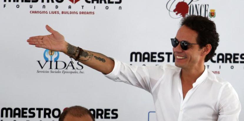 El cantante Marc Anthony no pudo llegar a Puerto Rico debido a asuntos familiares. (Archivo GFR Media)