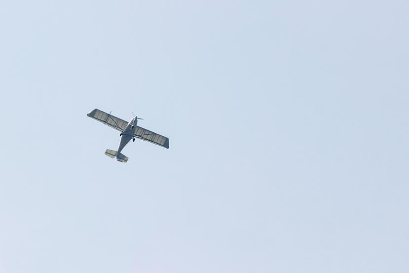 Imagen de archivo de una avioneta ultraligera.