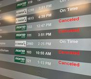 El estimado de la cantidad de pasajeros afectados por estas cancelaciones es de 3,400 pasajeros. Al momento permanecen cerrados los aeropuertos de Tampa y Orlando, por el paso de Nicole.