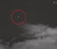 Un meteoro que fue visible a través de un video que logró la Sociedad de Astronomía del Caribe.