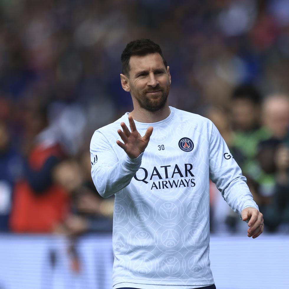 Lionel Messi, del Paris Saint-Germain, se perderá la visita a Troyes el próximo domingo y el duelo en casa contra Ajaccio el 13 de mayo.