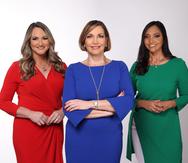 Deborah Martorell, Celimar Adames y Nuria Sebazco son tres de las cuatro mujeres anclas de "Las Noticias".