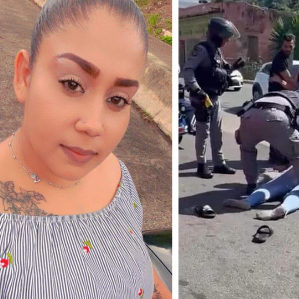 Amanda Santiago López, la joven madre arrestada con el uso de un "taser" en Utuado, el 14 de diciembre de 2022.