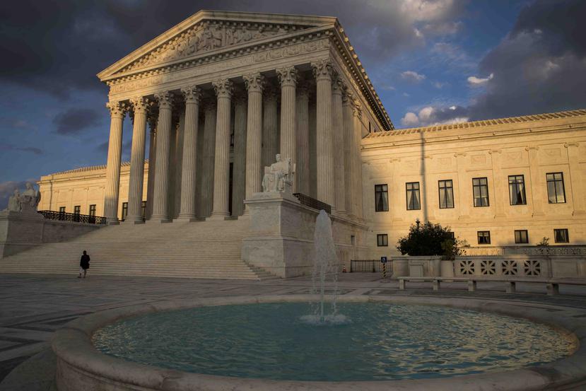 En la foto la sede del Tribunal Supremo estadounidense en Washington D.C. (AP)
