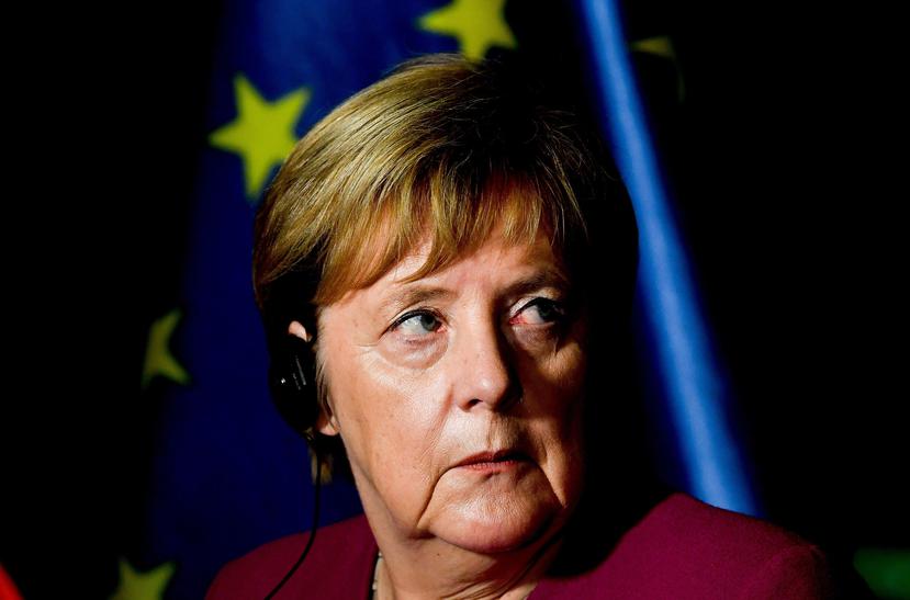 Merkel viajaba en un Airbus denominado "Konrad Adenauer", en honor del primer canciller de la República Federal de Alemania. (EFE)
