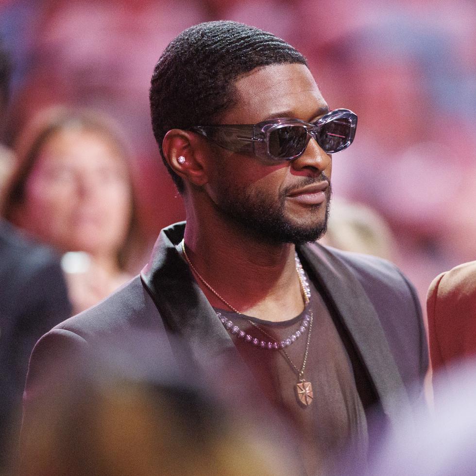 Usher actuará en el intermedio de la Super Bowl LVIII. EFE/EPA/CJ GUNTHER
