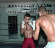 Wilfredo Vázquez comenzó a boxear tras el fallecimiento de su padre, quien era un gran fanático del deporte. (Archivo)