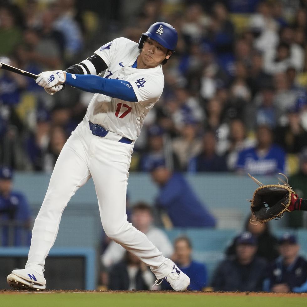 El bateador designado de los Dodgers, Shohei Ohtani, ha conectado de cuadrangular cuatro veces en los últimos tres juegos.