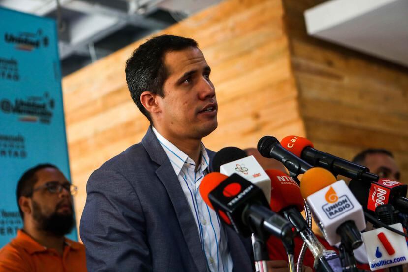 Guaidó fue sin previo aviso a la ciudad colombiana de Cúcuta el 22 de febrero para asistir a un concierto en beneficio de Venezuela. (EFE)
