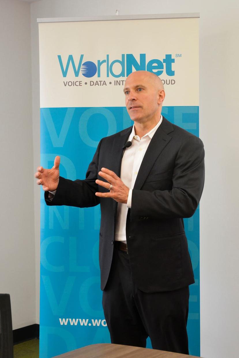 David Bogaty, principal ejecutivo de WorldNet, anunció la alianza entre las empresas. (Suministrada)