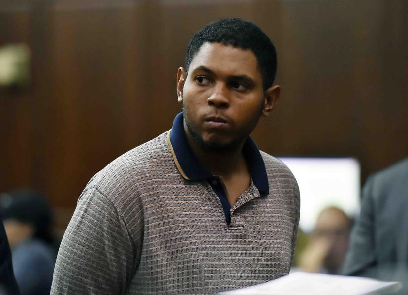 Randy Santos es imputado en una corte penal por el asesinato de cuatro indigentes. (Rashid Umar Abbasi/New York Post via AP)