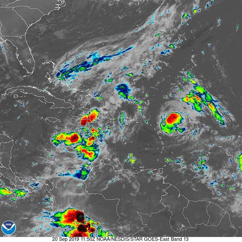 El Servicio Nacional de Meteorología indicó que el huracán Jerry no deberá generar vientos, solo lluvias. (NOAA)