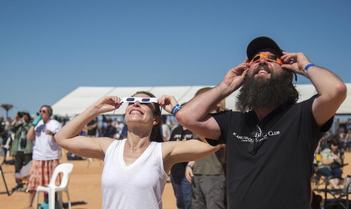 to caution!  What happens to your eyes if you look directly at a solar eclipse?