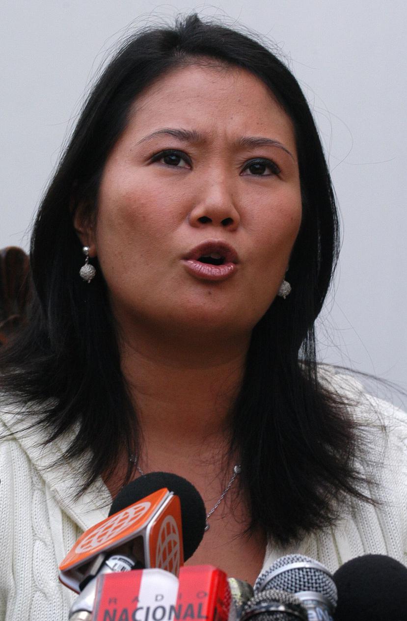 Keiko Fujimori es la hija del expresidente peruano Alberto Fujimori. (EFE)