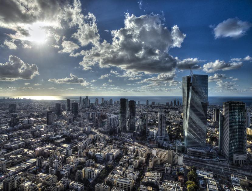 Vista de la ciudad de Tel Aviv, capital de Israel.