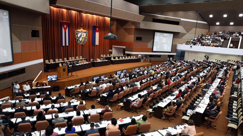 Vista general de la sesión constitutiva de la IX Legislatura de la Asamblea Nacional del Poder Popular de Cuba, que será la encargada de elegir al próximo presidente de la isla, en sucesión de Raúl Castro. (EFE)
