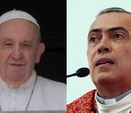 El papa Francisco y el destituido obispo Daniel Fernández.