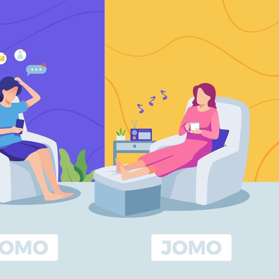 Tanto el FOMO como el JOMO son dos conceptos modernos que muestran la manera en que las personas reaccionan a la vorágine de la tecnología y las redes sociales.