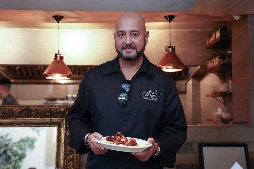 El chef Mario Pagán compartió con la prensa una amplia muestra del exquisito menú de su nuevo restaurante  "Sage La Bistecca", en el hotel O:Live en Condado. 
(FOTO: VANESSA SERRA DIAZ
vanessa.serra@gfrmedia.com)
 20221109, San Juan