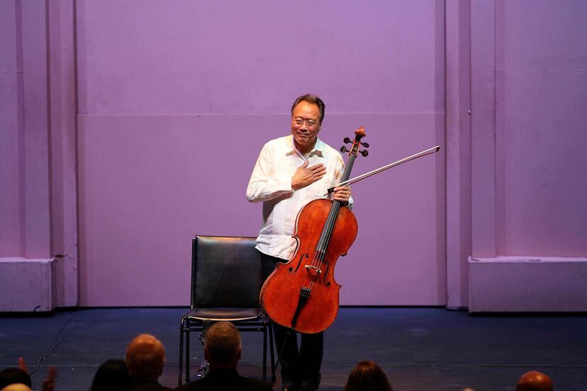 El violonchelista Yo-Yo Ma se presentó en concierto en Puerto Rico en marzo. (GFR Media)
