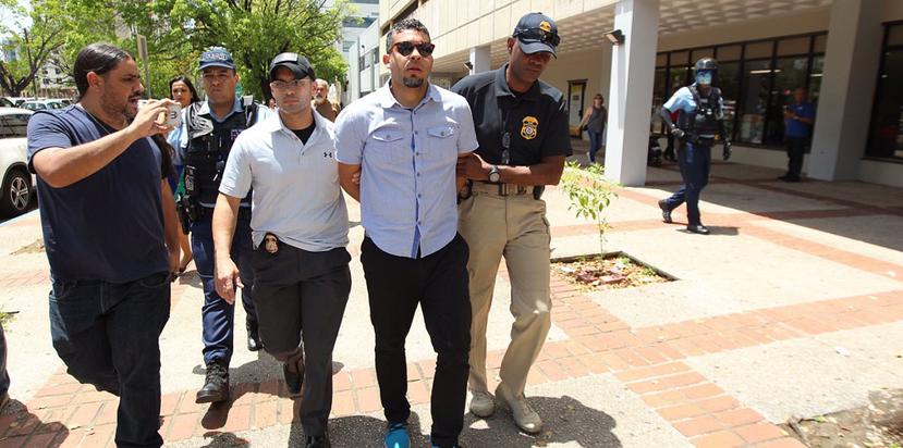Tito Román fue arrestado cuando se disponía abandonar el Tribunal Federal.