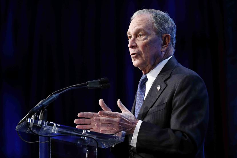 Michael Bloomberg, exalcalde de la ciudad de Nueva York. (AP)