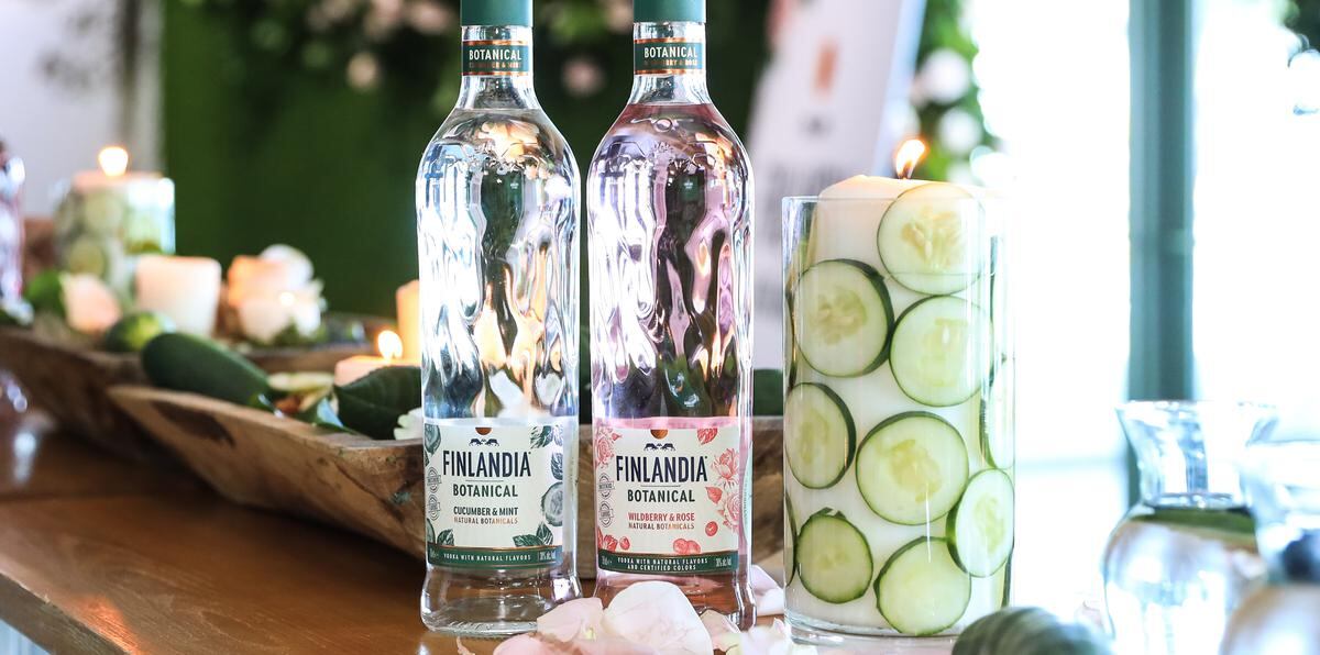 Finlandia Botanical cuenta con dos expresiones de sabor, Cucumber & Mint y Wildberry & Rose, ya disponibles en el mercado local.