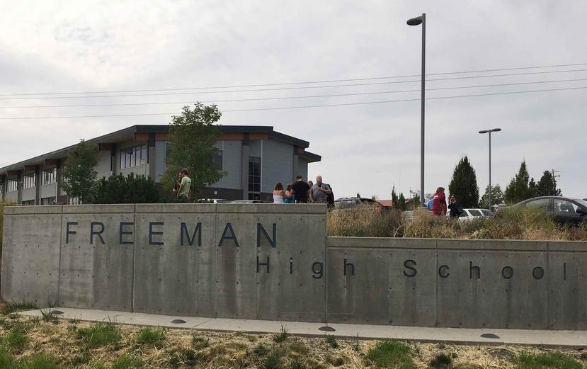 La Escuela Secundaria Freeman fue cerrada. (AP)