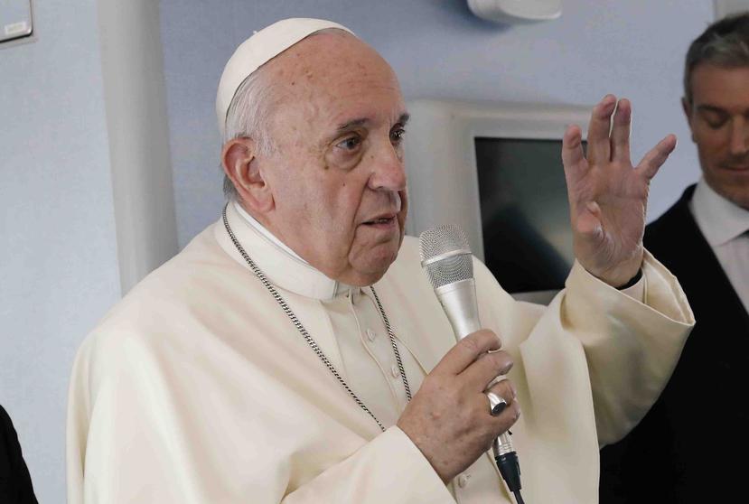 La operación de el papa Francisco se mantuvo en secreto. (AP)