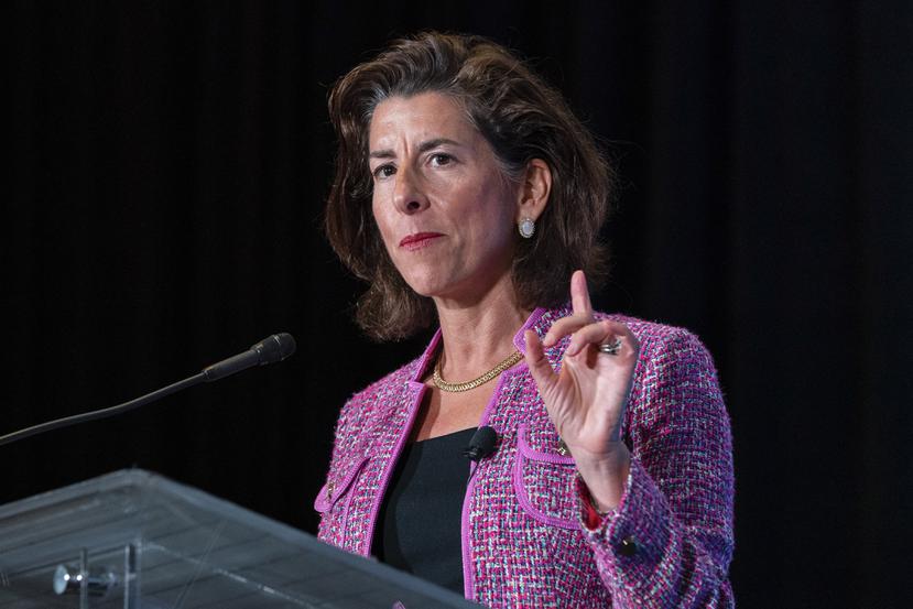 Gina Raimondo, secretaria de Comercio de Estados Unidos.