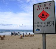 Meteorología ha advertido de las condiciones peligrosas en las playas para estos días.