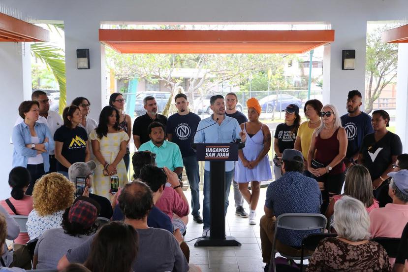 Manuel Natal, candidato a la alcaldía de San Juan por el Movimiento Victoria Ciudadana anunciará por las redes sociales la fecha y lugar de las próximas reuniones comunitarias. (Suministrada)