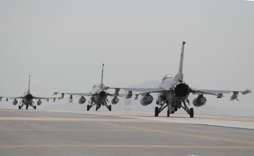 EE.UU y Corea del Sur despliegan aviones de combate en medio de las tensiones con Corea del Norte. (EFE)