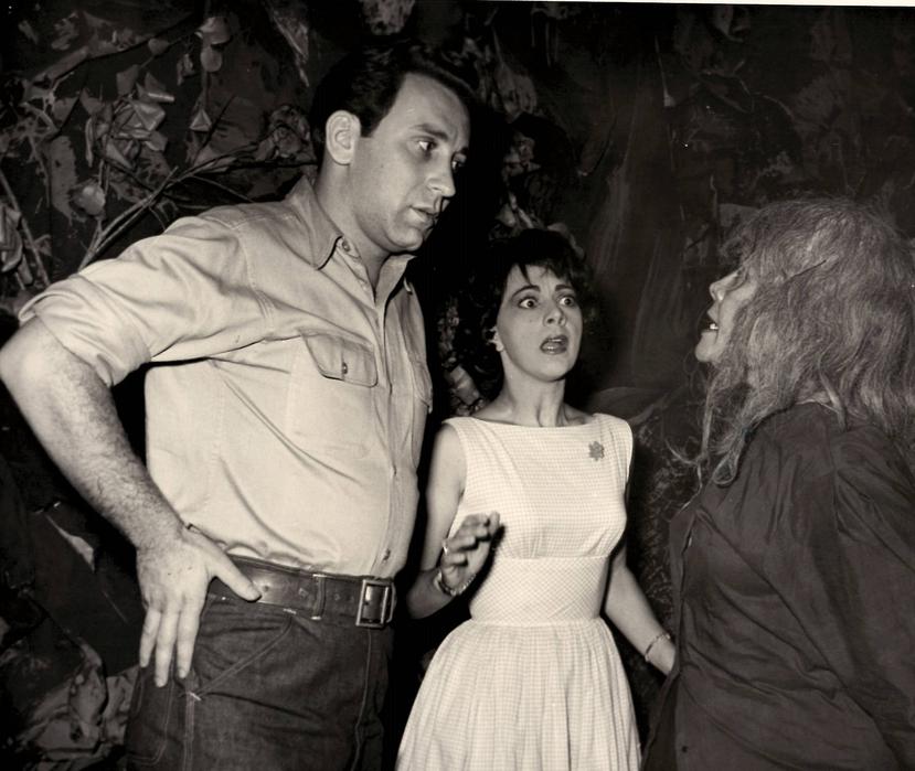 Axel Anderson, Mercedes Sicardó y Lucy Boscana en una escena de la telenovela "Río abajo".