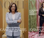 En esta combinación de fotografías proporcionadas por Vogue imágenes de la vicepresidenta electa Kamala Harris en la portada de la edición digital de febrero de la revista. (Foto: Tyler Mitchell/Vogue vía AP)