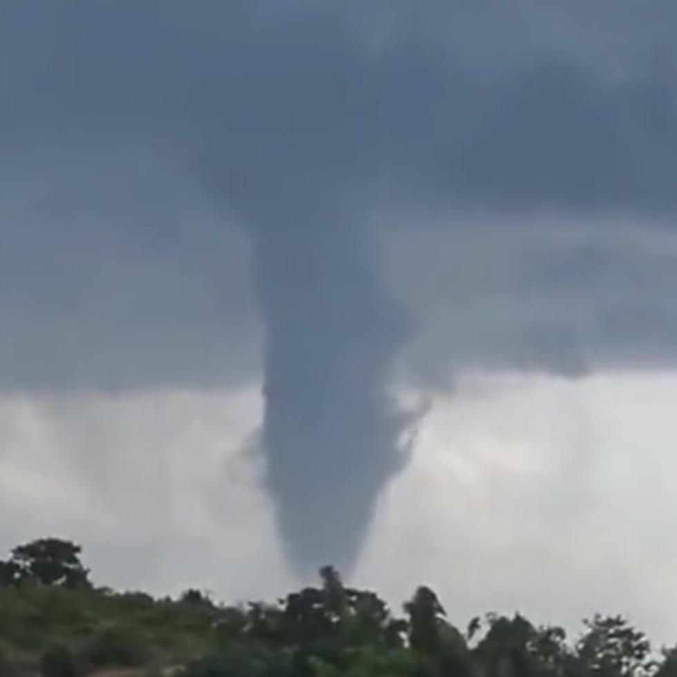 Tornado registrado en Aguada.