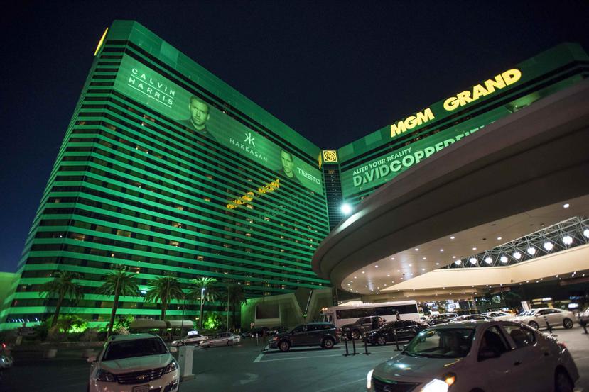 En la foto, el famoso MGM Grand Las Vegas, con uno de los casinos más grandes en Las Vegas, Nevada. (Bloomberg)