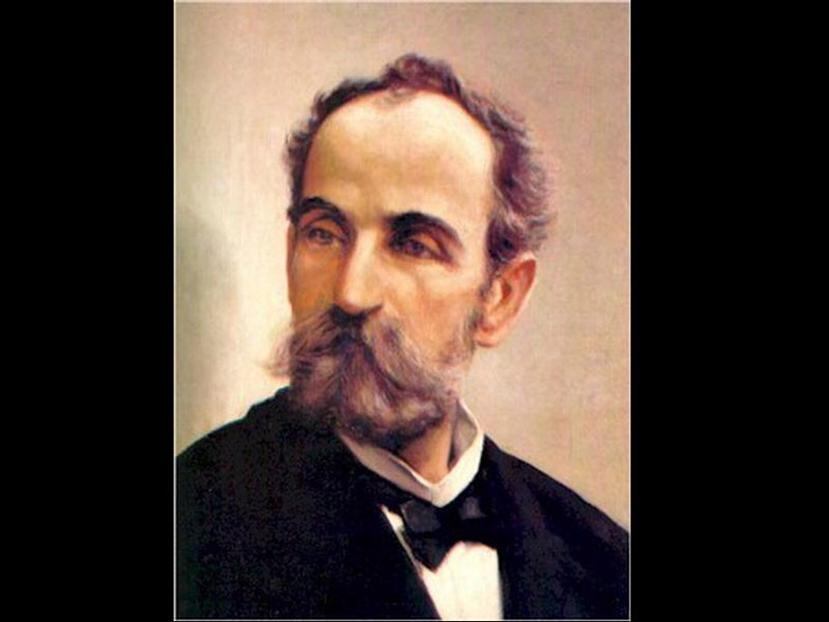 El pintor Francisco Oller realizó este retrato de Eugenio María de Hostos en su madurez. (Archivo)