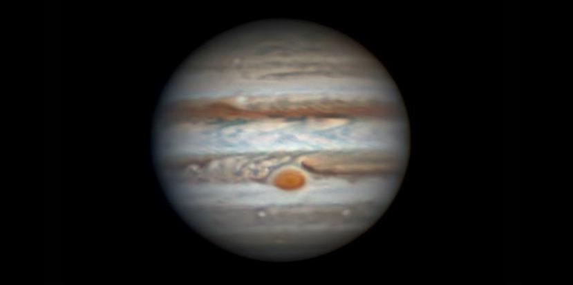 Esta impresionante imagen de Júpiter fue captada a través de un telescopio desde Aguadilla. (Efraín Morales / Sociedad de Astronomía del Caribe)