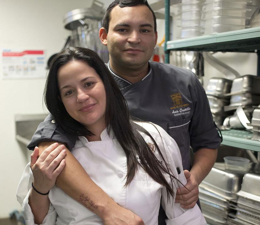Los chef Natalia Rivera y Luis Castillo comparten su amor.