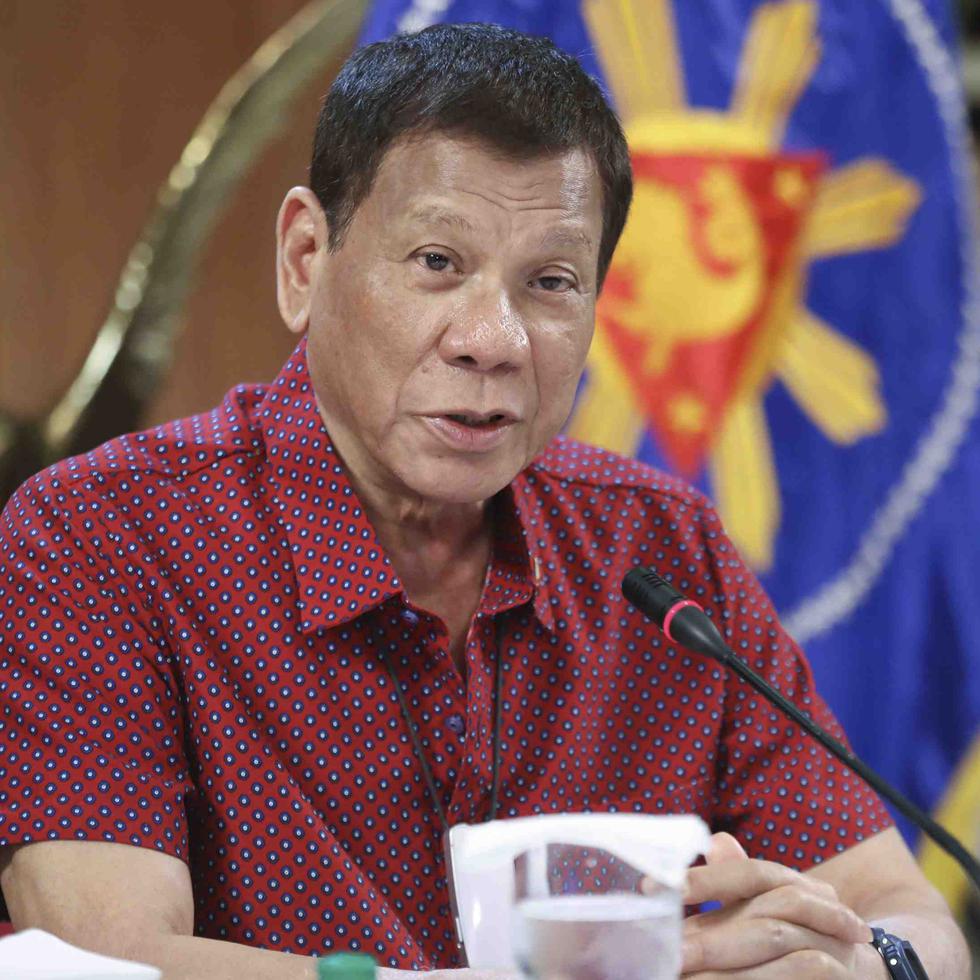 Rodrigo Duterte, presidente de Filipinas. (AP)