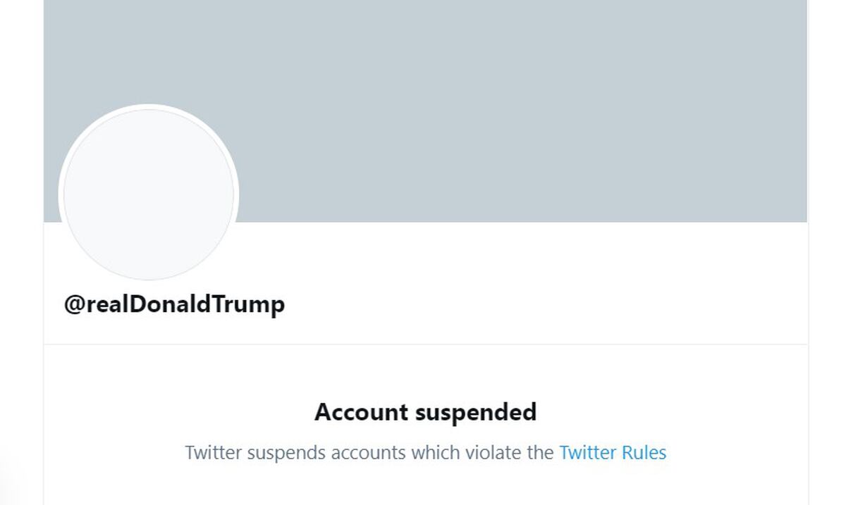 Twitter blocks the account of Donald Trump permanently