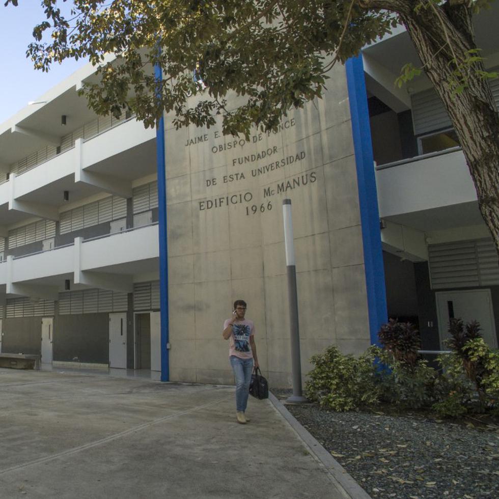 Imagen de archivo muestra el campus de Ponce de la Pontificia Universidad Católica.