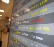 Tampa, Boston, Filadelfia, Newark y Baltimore figuran entre las ciudades con vuelos cancelados con destino o salida desde San Juan.