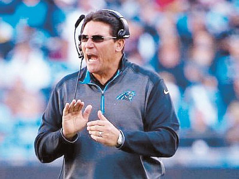 Ron Rivera pasó los últimos nueve años dirigiendo a los Panthers, llevándolos al Super Bowl en 2015. (AP)