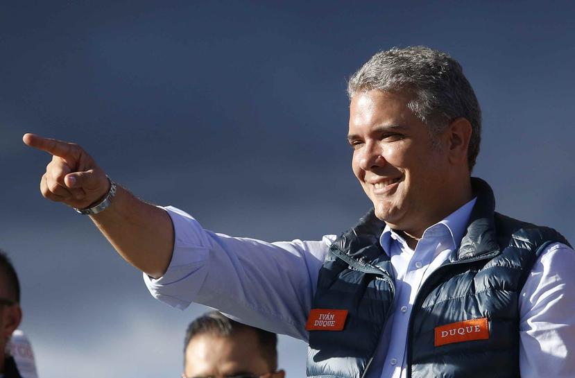 Foto de archivo del 20 de mayo de 2018, Iván Duque, recién electo presidente de Colombia. (AP)
